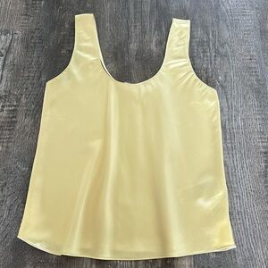 Satin Yellow Tank